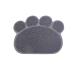ExeQianming Pet Mat Claw Shape Feeding Mats for Dogs for Drinking and Eating 30 x 37 cm (Gray)