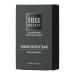Tiege Hanley Daily Cleansing and Lightly Exfoliating Bar Soap for Men (WASH BODY BAR) | Vitamin E & Aloe to Nourish Skin | Subtle Scent | Made in the USA | 5 Ounce Bar Cucumber