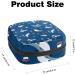 Women's Portable Period Kit - Bonds Storage Pockets Stillpad Holder Feminine Product Bag Stylish & Functional - Buy Online on GoSupps.com