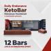 Daily Endurance Keto Bar - Best Low Carb Vegan Snack | 3g Net Carbs | Paleo & Keto Chocolate Riegel | 12 Coconut Bars | Healthy On-the-Go Treat - Buy Online on GoSupps.com