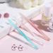 SILPECWEE Glass Cuticle Pusher & Nail File Set - Double Sided Cuticle Remover Tool for Manicure & Pedicure - 3pcs - Buy Online on GoSupps.com