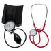 Blood pressure monitor upper arm professional TIGA-Pro 1 + stethoscope flat head red TIGA-MED