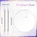 Buy 4-Piece Clear Acrylic Makeup Mixing Palette Set with Spatula | Ideal for Foundation Eyeshadow & Nail Art | International Shipping Available - Buy Online on GoSupps.com