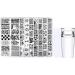 Wirlsweal Nail Art Template Set - DIY Steel Stamping Tool for Nail Studios | Floral Designs & Creative Nail Art - Buy Online on GoSupps.com