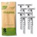 Hair Removal Crazors  Disposable Razors for Men/ Women's Grooming  Single-Use Body & Face Shaver  Raw-Material Earth+Skin Loving Travel-Size Toiletries  8-Pack by MyFriendly
