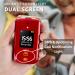 VOCA Big Button Flip Phone for Elderly | Dual Screen, Unlocked 4G LTE | Loud Volume, Hearing Aid Compatible | SOS Button, Predictive Text | Charging Dock | V543 (Red) - Buy Online on GoSupps.com