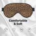 Cool Cheetah Leopard Eye Mask - Soft Adjustable Sleeping Mask for Men & Women | Ultimate Nighttime Comfort - Buy Online on GoSupps.com
