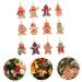 HOMSFOU 24 Pcs Gingerbread Man Ornament Xmas Gingerbread Man Figurine Gingerbread Ornaments Holiday Gingerbread Man Christmas Tree Ornaments Christmas Party Decoration Pvc Gift Household As Shownx2pcs 8X5.5CMx2pcs - Buy Online on GoSupps.com