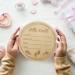 Hello World Wooden Baby Announcement Sign for Nursery Decor | Newborn Welcome Plaque for Baby Shower Photo Prop | Round Birth Sign Board A7CSMP - Buy Online on GoSupps.com