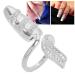 Buy Shiny Nail Cap Rings - Elegant Fingernail Rings for Women | International Shipping Available - Buy Online on GoSupps.com