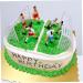 COLLBATH 8pcs First Pastel Party Decorations Soccer Cake Topper Flag Football Ornament Cocktail Picks Capacillos Para Cupcake Cake Decorating Figurine Soft Birthday Party Supplies - Buy Online on GoSupps.com