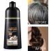 Tanxier Hair color shampoo for black hair 500 ml colors the hair in minutes longlasting color stimulates dry frizzy hair auburn - Buy Online on GoSupps.com