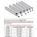 JIESIBAO 2G Piercing Receiving Tube 6MM 316L Surgical Stainless Steel - Ideal for Ear, Nose, Septum Piercings - Supplier D-1pc - Buy Online on GoSupps.com