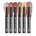 Generisch Eyeshadow Stick - 6 Colors - Smooth Cream Makeup Pencil with Shimmering Finish - Waterproof and Long-Lasting for Quick Application - Compact - Travel-Friendly - Beauty