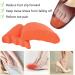 2 Pairs Shoe Inserts - Make Shoes Smaller Toe Filler & Spacers for Loose Shoes (Orange - Buy Online on GoSupps.com