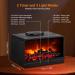 Yunyoda Aroma Diffuser with Flame Effect - 300ml Essential Oil Humidifier for Home Office & Yoga | Automatic Shut-off & 3 Brightness Settings - Buy Online on GoSupps.com