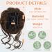 S-Noilite Messy Bun Hair Piece Tousled Updo Chignon Curly Wavy Scrunchie Ponytail Extension - Light Auburn to Dark Brown 30T4 - Buy Online on GoSupps.com