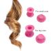 TRIXES Silicone Hair Rollers 24 Pack - Heatless Curls Beauty Aid - Pink - Large and Small Sizes - Suitable for All Hair Types - Buy Online on GoSupps.com