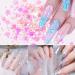 Holographic Luminous Nail Glitter Sequins - 6 Colors, Fluorescent 3D Sparkle, Shinning Confetti Manicure Tips Decorations - Buy Online on GoSupps.com