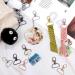 Swivel Clasp Hooks  Anezus 80Pcs Key Chain Clip Hooks  D Ring Clip Lanyard Hardware for Keychain Making  Lanyard Making  Purse Hardware  DIY Craft (3/4 Inside Width) Multicolors 3/4 inch - Buy Online on GoSupps.com