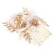 FRCOLOR bridal hair accessories decorative hair comb hair combs for women decorative hanfu hair accessories fairy jewelry for women side hair comb rhinestones Hair piece bride wedding