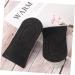 FOMIYES Silicone Shoe Lifts for Men & Women - Comfortable Insoles for Height Increase & Support - Perfect Plantar Support Inserts - Black Half Pad - Buy Online on GoSupps.com