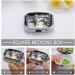 Blue Eyed Snow Leopard Pill Box - 2 Compartment Portable Medicine Organizer | Decorative Metal Pill Case for Pocket & Purse - Shop Internationally - Buy Online on GoSupps.com