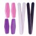 8 Pcs Nail File and Buffer, Nail Files for Acrylic Nails Buffers Blocks 100/180 Grit, Fingernail Buffing Block Natural Nails Limas para Portable Sanding Professional Manicure Kit Supplies 4 Files+4 Buffers