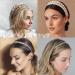 Inilbran Boho Pearl Headband Clips Vintage Pearl Hairband Hair Hoop Pearl Braided Headband Headwear White Pearl Hairband Hair Piece Headband Hair Accessories for Women and Girls Style A - Buy Online on GoSupps.com