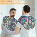 Beard Bib Apron Hair Catcher for Men | Non-Stick Waterproof Grooming Cape - Stylish Daisy & Butterfly Design - Buy Online on GoSupps.com