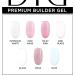 Didier Lab - Premium Rose Solid Builder Gel for Nails - Hard Gel Builder for Extension - Nail Strengthener - LED UV Builder Gel for Nails - Split Nail Repair - Nail Hardener Gel - 15 ml 15 ml (Pack of 1) Rosa - Buy Online on GoSupps.com