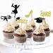 INDKOPVA Graduation Cupcake Toppers 2023 Black and Gold 25Pcs Girls Grad Cap Food Cake Graduation Party Wrappers Cake Decorations Diploma Cupcake Picks for Cake Graduation Party Supplies (Girl) - Buy Online on GoSupps.com