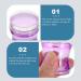 Lurrose 3 Sets Nail Art Silicone Stamp Kit - French Tip Nail Printer & Seal with Frosted Scraper for Perfect Manicures - International Shipping Available - Buy Online on GoSupps.com