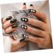 DRESSOOS 1 Glass Chip Rhinestones Nail Accessories Epoxy Resin Glass Metallic Chips for Nail Arts Nail Jewels Shiny Nail Stickers Nail Crushed Glass Diy Nail Art Crushed Glass Filler 0.5X0.3cm transparent - Buy Online on GoSupps.com