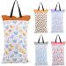 Hztyyier Hanging Wet Dry Cloth Diaper Bag 15.8x27.6inch - Large Capacity Reusable Diaper Pail Bag for Cloth Diapers or Laundry (#5) - Buy Online on GoSupps.com
