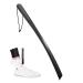 SHOESTIK 24 Long Shoehorn with Innovative No Bending Assistive Technology Reinvented Shoe Horn with Magnetic Enhanced Device Lifts The Shoe Tongue for a No Reach Solution Black