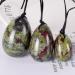 EFLAL Egg Set Massage Egg Natural Blood Jasper Ball Exercise Equipment Crystal Stone Gift Box 3 Pcs Crystal (Color : 3 Pcs)