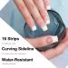 Semi Cured Gel Nail Strips Gel Nail Stickers - 16 Pcs Nail Stickers for Nail Art - Soft Self-Adhesive Gel Nail Wraps Easy Apply & Remove for Salon-Quality Manicure Kit (UV/LED Lamp Required)(BSG-0447) - Buy Online on GoSupps.com