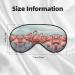 Red Flamingos Beach Sleeping Mask Unisex Soft Comfortable Light Blocking Eye Mask - Buy Online on GoSupps.com
