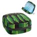 Women's bonds storage pockets Stillpad holder banana leaf printing portable period kit pocket feminine product bag for women girls color4