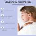 Magnesium Sleep Cream 50g: Enhanced with Rosemary for Deep Relaxation Soothes Muscle Tension Improves Sleep Quality - Buy Online on GoSupps.com