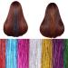 Natuce 4800-Piece 12 Colors Hair Lametta Strands - 120cm Sparkling Shiny Hair Extensions | Multi-Color Hair Strip for Stunning Looks - Buy Online on GoSupps.com