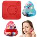 Foway Makeup Powder Puff | Dragon Pattern Face Powder Puff | Pressed Powder Applicator Pad with Storage Box Beauty Makeup Tools for Loose & Cosmetic Foundation
