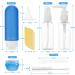 Beveetio 17 Pack Travel Bottles TSA Approved - Leakproof Silicone Toiletry Containers - BPA Free, Refillable & Travel Size - Multicolor - Buy Online on GoSupps.com