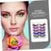 5 Pairs Colored False Eyelashes Fake Realistic Eyelashes Colored Fake Eyelashes False Eyelashes Halloween Colorful Fake Eyelashes Diy Fake Lashes 3d Natural Clothing Imitation - Buy Online on GoSupps.com