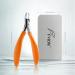Fvion Precision Nail Tongs | Matt Handle Nail Scissors for Ingrown Toenails | Non-Slip Design for Thick Fingernails | Soft Handle Orange - Buy Online on GoSupps.com