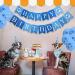 NiCoLa Boy Dog Birthday Party Supplies - Dog Birthday Hat, Banner, Bandana, Latex Balloons | Ages 1-10 Blue Decorations - Buy Online on GoSupps.com