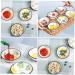OUNONA 3pcs Mini Dip Plates Sauce Dishes Side Dish Serving Bowls Snack Plates Small Bowls Cute Kitchen Accessories Soy Sauce Bowls Cereal Bowl Dipping Sauce Bowl Ceramics Micro-Wave Oven - Buy Online on GoSupps.com