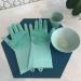 MBNVBNM Cleaning gloves Convenient Household Kitchen Scrubber Silica Gel Cleaning Gloves Dishwashing Gloves Household Heat Resistance (Color : Green Size : Large) - Buy Online on GoSupps.com