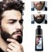 Silvercell Beard Dye for Men - Quick 5-Minute Application 3-in-1 Black Hair Dye Shampoo Long Lasting Gray Coverage - 6.76 fl oz - Buy Online on GoSupps.com